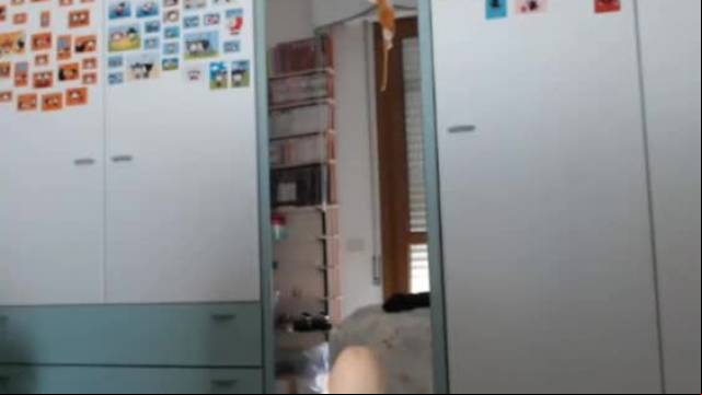 Cute babe in short skirt on cam - camgirlsuntamed.com