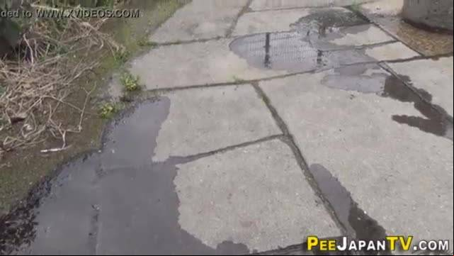 Japanese ho public peeing