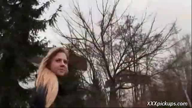 Public pickups - sexy euro girl fucks in public for money 14
